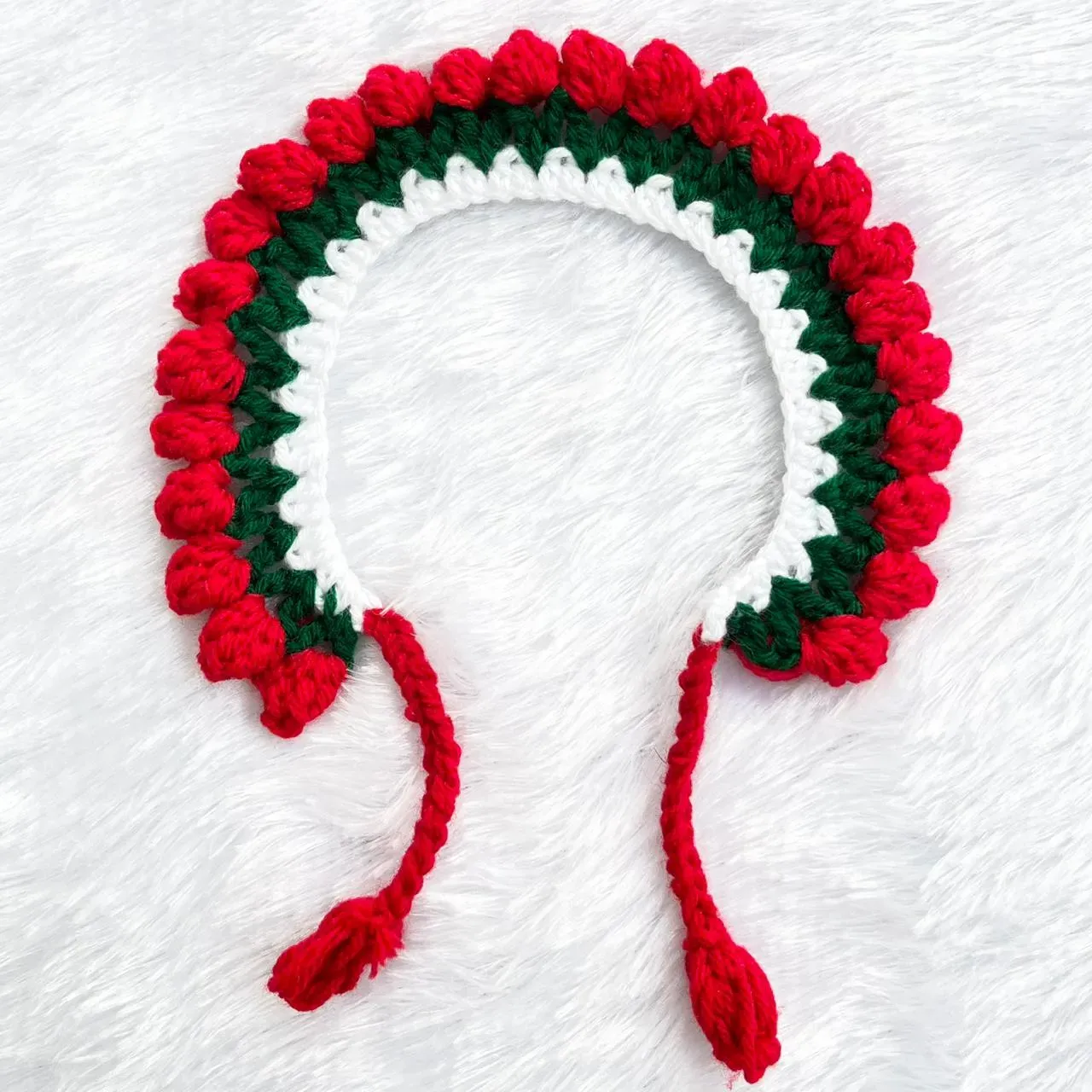 Gulbahar Veni Garland(Red)